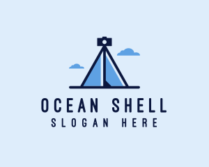 Photography Tripod Tent  logo design