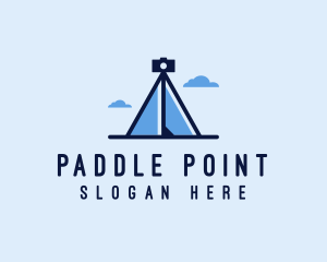 Photography Tripod Tent  logo design