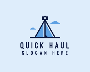 Photography Tripod Tent  logo design