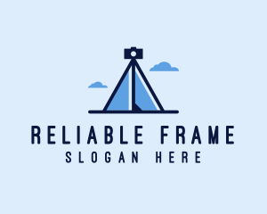 Photography Tripod Tent  logo design