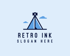 Photography Tripod Tent  logo design