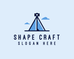 Photography Tripod Tent  logo design