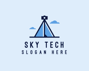 Photography Tripod Tent  logo design