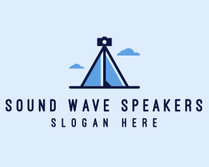 Photography Tripod Tent  logo design