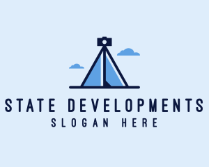 Photography Tripod Tent  logo design