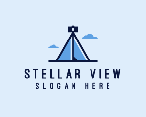 Photography Tripod Tent  logo design