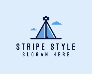 Photography Tripod Tent  logo design