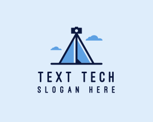 Photography Tripod Tent  logo design