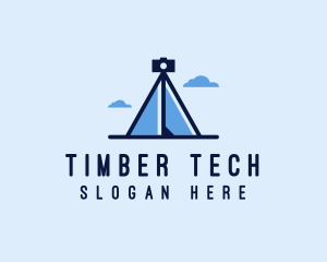 Photography Tripod Tent  logo design