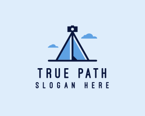 Photography Tripod Tent  logo design