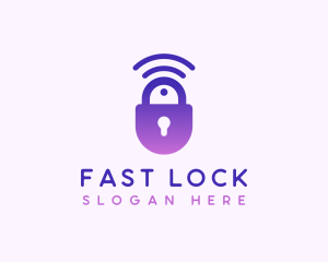 Signal Lock Security logo design