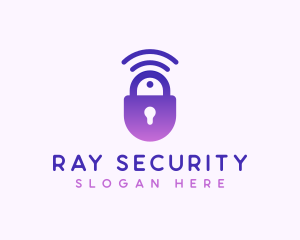 Signal Lock Security logo design