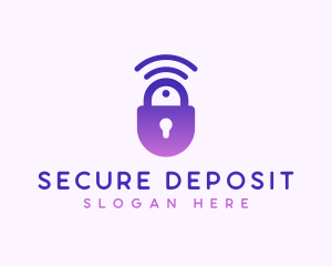 Signal Lock Security logo design