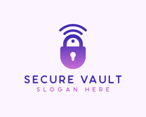 Signal Lock Security logo design