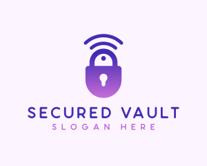 Signal Lock Security logo design