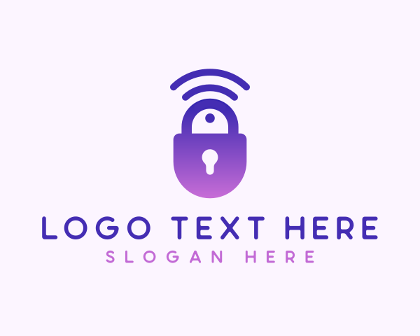 Lock logo example 1