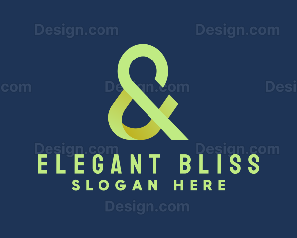 Modern Business Ampersand Logo