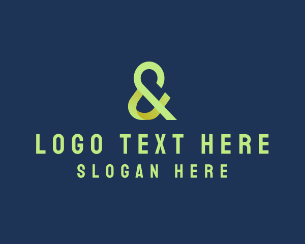 Typeface logo example 1