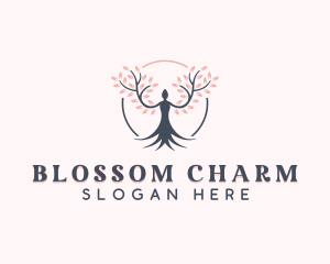 Cherry Blossom Wellness logo design