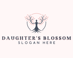 Cherry Blossom Wellness logo design