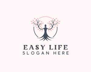 Cherry Blossom Wellness logo design