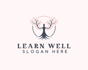 Cherry Blossom Wellness logo design