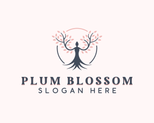 Cherry Blossom Wellness logo design