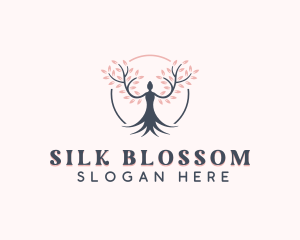 Cherry Blossom Wellness logo design