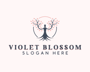 Cherry Blossom Wellness logo design