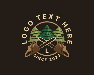 Pine Chainsaw Logging logo