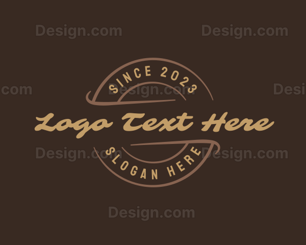 Retro Bar Diner Business Logo