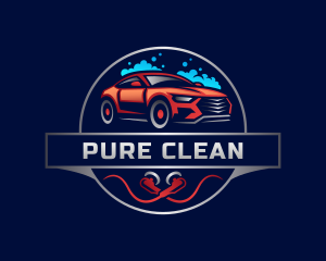 Car Wash Disinfection logo design