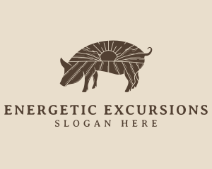 Pig Livestock Farm  logo design