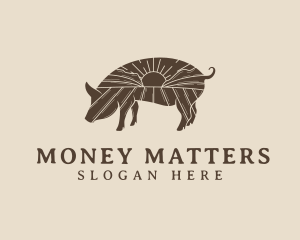 Pig Livestock Farm  logo design