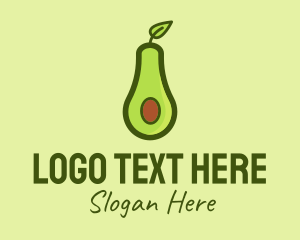 Avocado Fruit Stall Logo