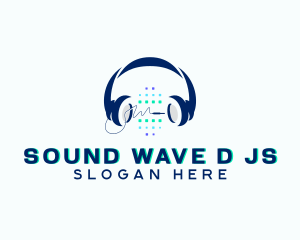 Sound Streaming Headphones  logo design