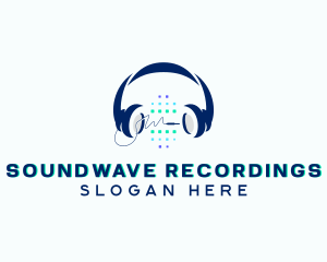 Sound Streaming Headphones  logo design