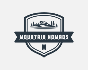 Mountain Resort Badge Wordmark logo design