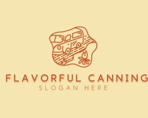 Trailer Van Camp  logo design