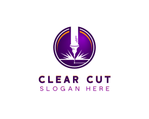 CNC Laser Machinery logo design