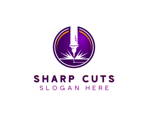 CNC Laser Machinery logo design