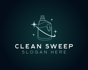 Liquid Cleaning Detergent logo design