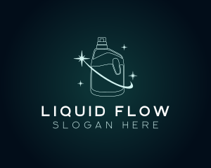 Liquid Cleaning Detergent logo design