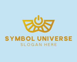 Winged Power Symbol logo