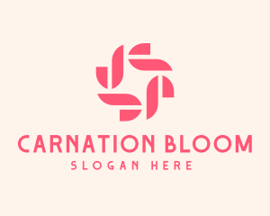 Geometric Beauty Flower logo design