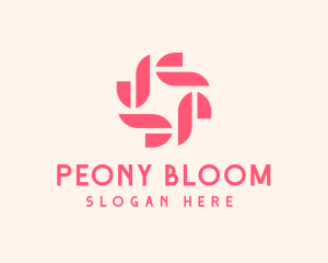 Geometric Beauty Flower logo design