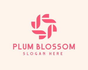 Geometric Beauty Flower logo design