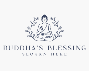 Spiritual Buddhism Religion logo