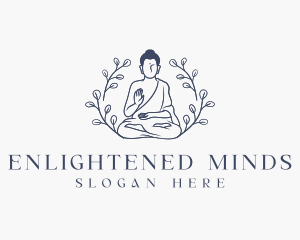 Spiritual Buddhism Religion logo