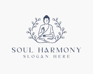 Spiritual Buddhism Religion logo design